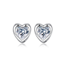 Cercei LOVE din Argint 925 și Cristale Cubic Zirconia - Bijuterii cu Farmec