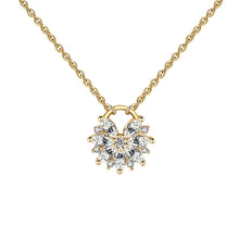 Colier SPARKLE din Argint 925 și Cristale Cubic Zirconia, placat cu 3 straturi de aur 14K