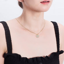 Colier SPARKLE din Argint 925 și Cristale Cubic Zirconia, placat cu 3 straturi de aur 14K