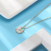 Colier SPARKLE din Argint 925 și Cristale Cubic Zirconia, placat cu 3 straturi de aur 14K