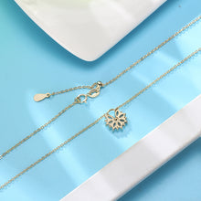 Colier SPARKLE din Argint 925 și Cristale Cubic Zirconia, placat cu 3 straturi de aur 14K