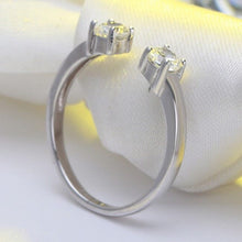 Inel reglabil DEVOTION din Argint 925 și Cristale Cubic Zirconia